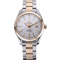 High Imitation Omega Seamaster White Dial Two Tone 622167