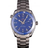 High Quality Fake Omega James Bond Skyfall Watch with Blue Dial and Blue Bezel om230 621382