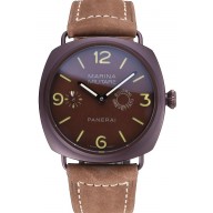 Imitation Panerai Luminor Marina Militare Purple Stainless Steel Bezel Khaki Bracelet 622320