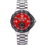 Knockoff Tag Heuer Formula One Grande Date Red Dial Stainless Steel Bracelet 622286
