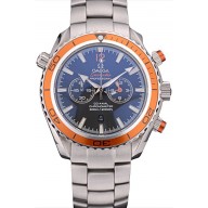 Omega Seamaster Planet Ocean Orange Tachymeter Black Dial Stainless Steel Strap 80241