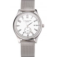 Patek Philippe Calatrava Small Seconds White Dial Stainless Steel Case And Bracelet