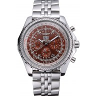 Replica Breitling Bentley 6.75 Speed Bronze Dial Stainless Steel Case And Bracelet 622213