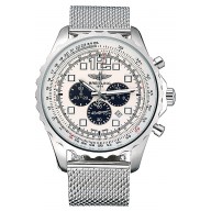 Replica Breitling Navitimer Stainless Steel Strap Beige Dial