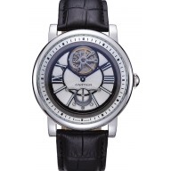 Replica Cartier Rotonde Flying Tourbillon White Dial 621945