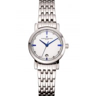 Replica Vacheron Constantin Fine White Dial Blue Marks Stainless Steel Case And Bracelet