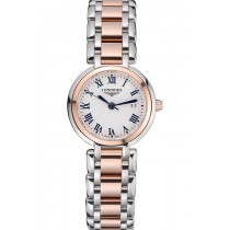 Designer Fake Longines PrimaLuna Stainless Steel And Gold Case Roman Numerals 622586