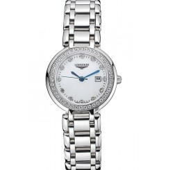 AAAAA Replica Longines PrimaLuna Stainless Steel Diamonds Case 622588