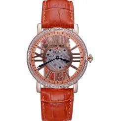 Cartier Rotonde Skeleton Flying Tourbillon Orange 621959