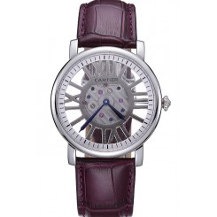 Designer Cartier Rotonde Skeleton Flying Tourbillon Purple 621971