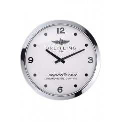 Fake Breitling Superocean Wall Clock Silver-White 622463
