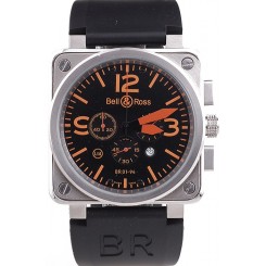 First-class Quality BR01-94 Black-Orange Dial-br25