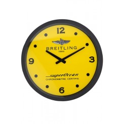 Imitation Breitling Superocean Wall Clock Black-Yellow 622464