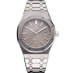Luxury Knockoff Swiss Audemars Piguet Royal Oak Silver Dial Stainless Steel Case And Bracelet