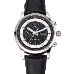 Mido Multifort Cronograph 2 Tone Dial Black Leather Strap 622184