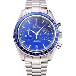 Omega Speedmaster Blue Dial Stainless Steel Case And Bracelet 622802