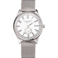 Patek Philippe Calatrava Small Seconds White Dial Stainless Steel Case And Bracelet
