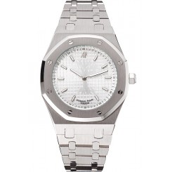 Replica Audemars Piguet Royal Oak Fondation White Dial Stainless Steel Case And Bracelet