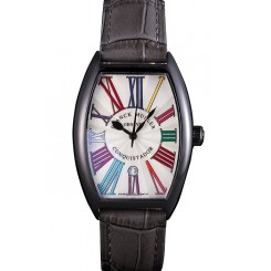 Replica Franck Muller Casablanca Black Croco Leather Band 621641