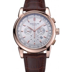 Replica Patek Philippe Grand Complications Perpetual Calendar White Dial White Chronograph 622261