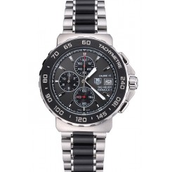Tag Heuer Formula 1 Calibre 16 Chronograph Grey Dial Two Tone Stainless Steel Band 622414
