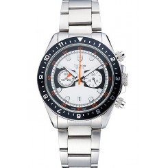 Tudor Heritage Chronograph White Dial Stainless Steel Bracelet 622417