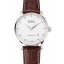 1:1 Swiss Mido Baroncelli White Dial Stainless Steel Case Brown Leather Strap 1453840