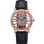 Best Cartier Rotonde Skeleton Flying Tourbillon Black 621966