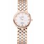 Best Quality Omega De Ville Prestige White Dial With Diamonds Rose Gold Case Two Tone Bracelet