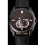 Best Quality Swiss IWC Pilot's Watch Black Dial With Orange Markings Black Plated Stainless Steel Case Black Leather Strap 1453737