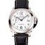 Best Swiss Panerai Luminor Marina White Dial Stainless Steel Case Black Leather Strap