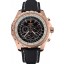 Breitling Bentley Motors Speed Gold Case Black Dial Black Leather Bracelet 622232