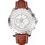 Breitling Bentley Motors T Stainless Steel Case White Dial Brown Leather Bracelet 622234