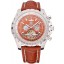 Breitling Bentley Mulliner Tourbillon Brown Dial Stainless Steel Case Brown Leather Strap 622727