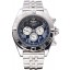 Breitling Chronomat Certifie Black Dial Stainless Steel Bracelet 622426