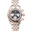 Breitling Chronomat Quartz Dark Blue Dial Rose Gold Case Stainless Steel Case Two Tone Bracelet