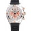 Breitling Chronomat Rose-Gold Highlight Ribbed Black Rubber Strap White Dial