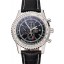 Breitling Navitimer World Black Dial Black Leather Bracelet 622513