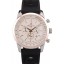 Breitling Transocean White Dial Black Rubber Strap Rose Gold Bezel