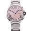 Cartier Ballon Bleu 42mm Pink Dial Stainless Steel Case And Bracelet
