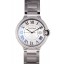Cartier Ballon Bleu 44mm White Dial Diamonds Stainless Steel Case And Bracelet