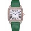 Cartier Santos 100 Diamond Rose Gold Bezel 621930