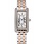 Cartier Tank Americaine White Dial Diamond Bezel Stainless Steel Case Two Tone Bracelet 1453778