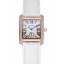 Cartier Tank MC Gold Diamond Case White Dial White Leather Strap 622169