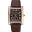 Cheap Cartier Tank MC Gold Case Brown Dial Brown Leather Strap 622175