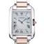 Copy Cartier Tank Anglaise 30mm White Dial Stainless Steel Case Two Tone Bracelet