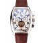 Designer Franck Muller Casablanca White Dial Red Accent Number Tourbillon 41958