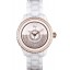Dior VIII Grand Bal Rose Gold Bezel White Bracelet cd07 621360