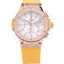 First-class Quality Hublot Big Bang Yellow Strap White Dial Watch 98068
