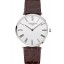 First-class Quality Swiss Longines Grande Classique White Dial Roman Numerals Stainless Steel Case Brown Leather Strap